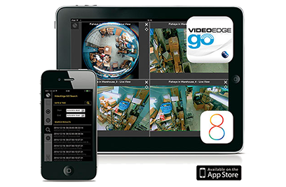 Security surveillance using the video edge go feature