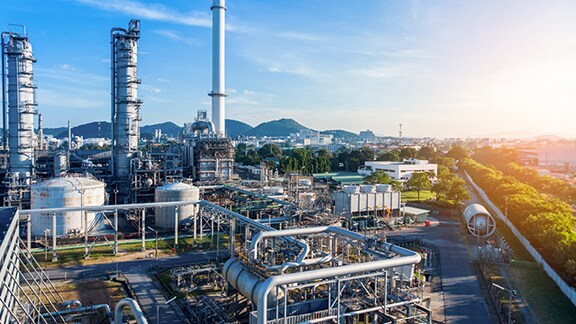 Industries and manufacturing area