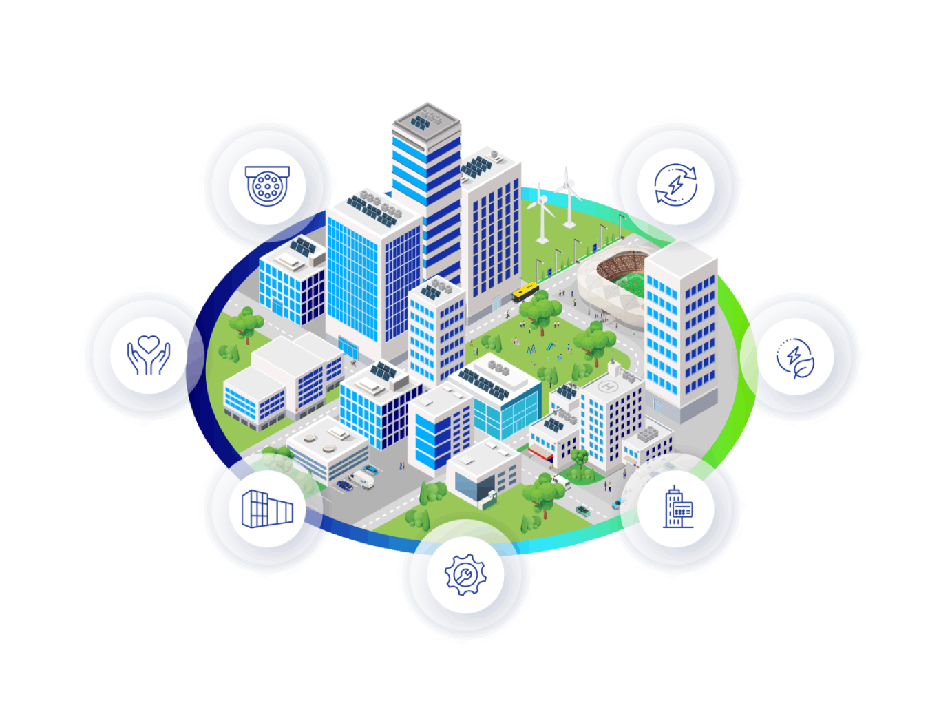 Smart Building Infographic