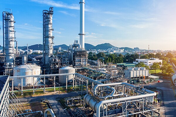 Industries and manufacturing area