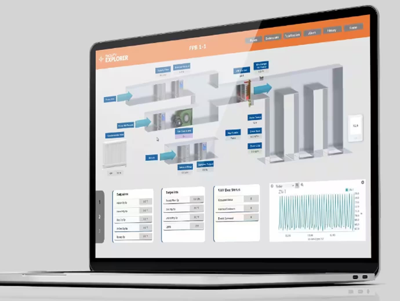 Nouveau look de Facility Explorer